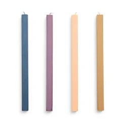 Square Candle ljus mix 4-pack, Dark