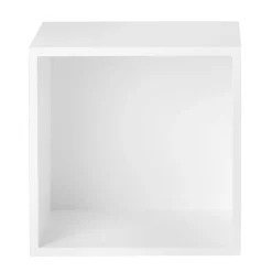 Stacked förvaringssystem med ryggskiva medium, White