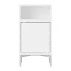 Stacked förvaringssystem sängbord konfiguration 2, White