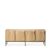 Stairs sideboard 4 dörrar, Ek 200x80x46 cm