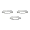 STOFF Nagel ljusmanschett 3-pack, Krom