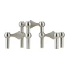 STOFF Nagel ljusstake 3-pack, Borstad krom