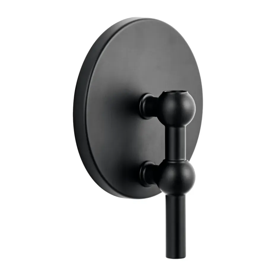 STOFF Nagel ljusstake vägg, Matt svart