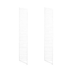 String golvgavel, vit, 200x30 cm, 2-pack