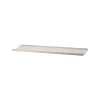 String hyllplan metall, beige, 78x20 cm, låg kant