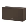 String överskåp, Mörk ek, 78x30 cm