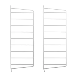 String väggavel, Vit, 50x20 cm, 2-pack
