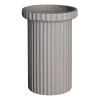 Stripe kruka stor h22 cm Ø12 cm, Sandy mole