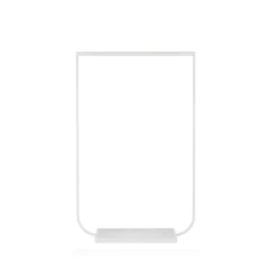Tati klädhängare, white, small, carrara marmor