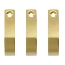Thapsus krok 3-pack, Borstad mässingsfinish