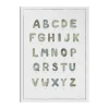 The alphabet watercolour poster, 30x40 cm
