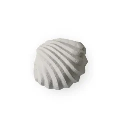 The Clam Shell skulptur 13 cm, Limestone