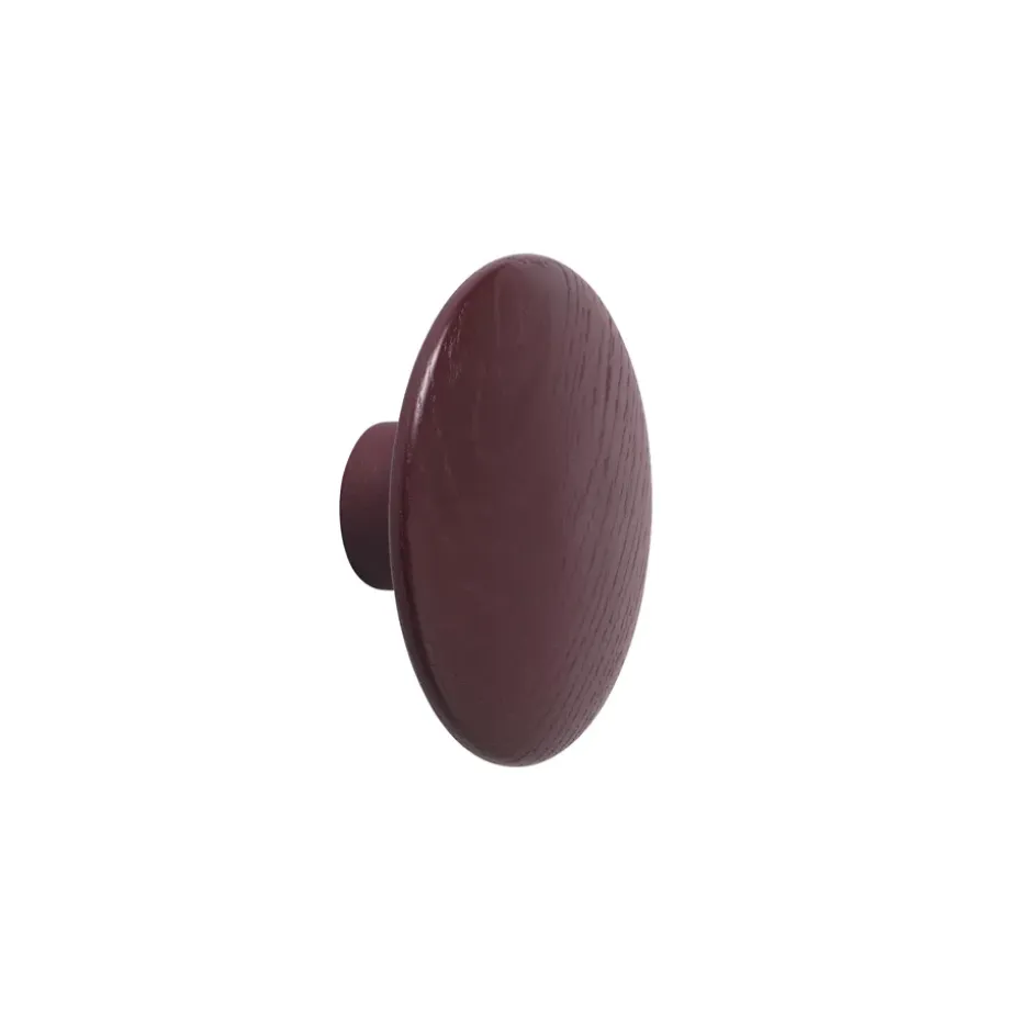 The Dots klädkrok burgundy, Ø17 cm
