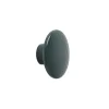 The Dots klädkrok dark green, Ø6,5 cm