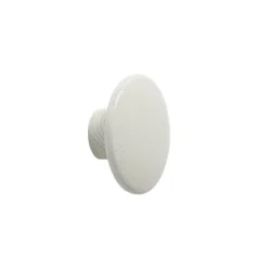 The Dots klädkrok off white, Ø6,5 cm