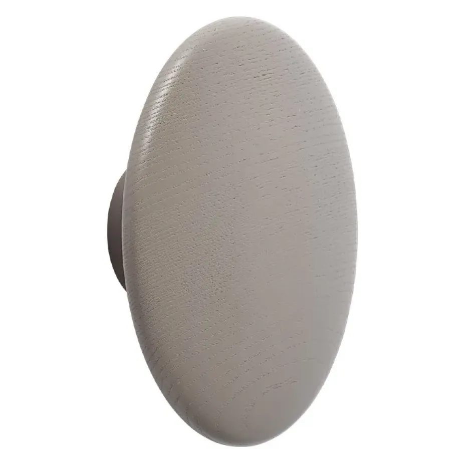 The Dots klädkrok taupe, Ø17 cm
