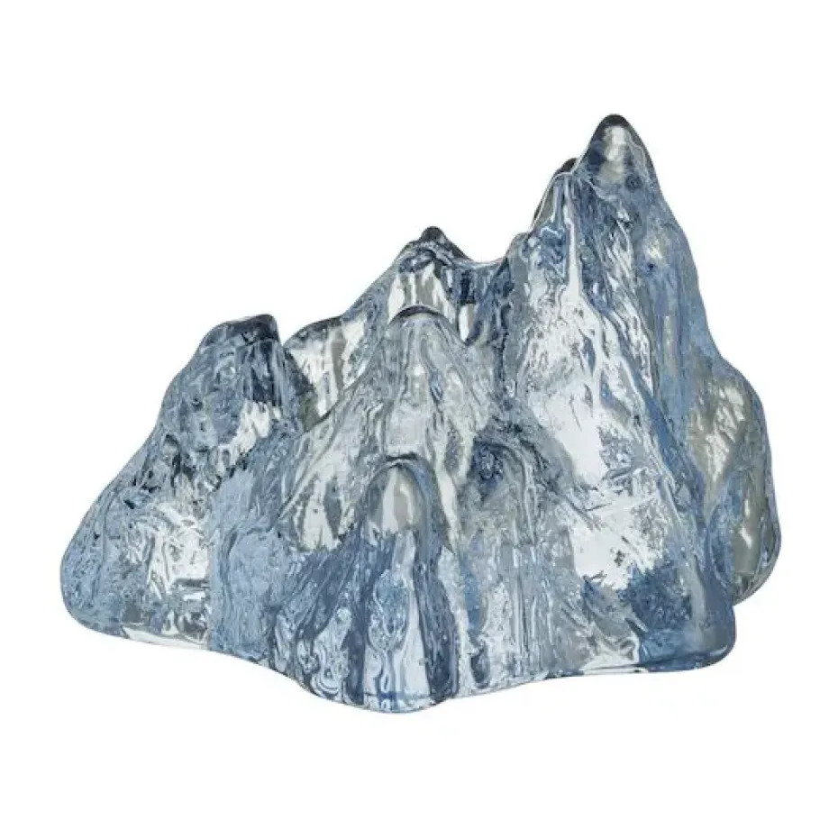 The Rock ljuslykta 91 mm, Ice blue