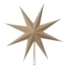 Toppstjärna Ø30 cm, Natural brown