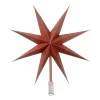 Toppstjärna Ø30 cm, Pompeian red