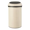 Touch Bin soptunna rund 60 liter, Soft Beige