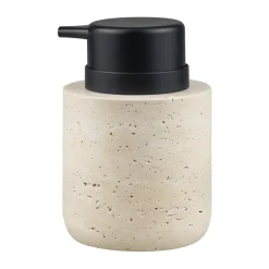 Travertine tvålpump 12,5 cm, Linen