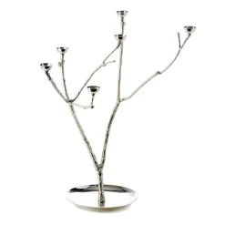 Twiggy ljusstake L 65 cm, Silver