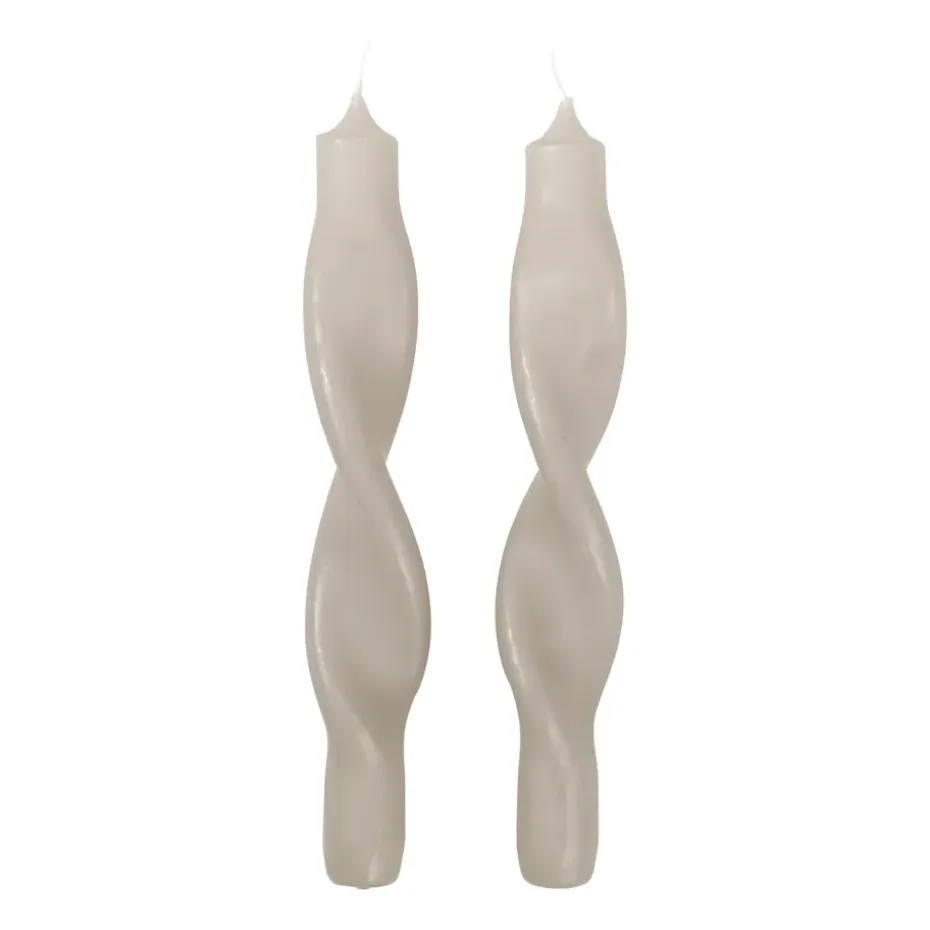 Twist twisted candles skruvade ljus 23 cm 2-pack, Rainy day