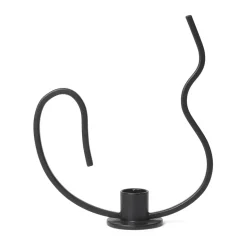 Valse ljusstake low, Black