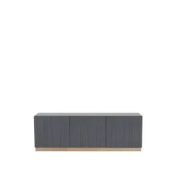 Vass 40 135 sideboard, storm grey, vit ek p2 sockel