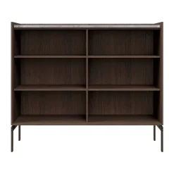 Vipp Cabinet H3 sideboard med ben, Dark oak-marble