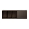 Vipp Cabinet H5 sideboard, Dark oak-marble, doors