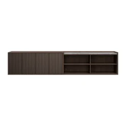 Vipp Cabinet H6 sideboard, Dark oak-marble, doors