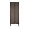 Vipp Cabinet H4 skåp med ben, Dark oak, doors
