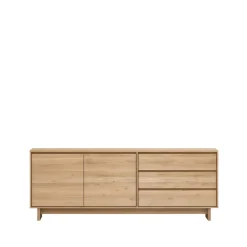 Wave sideboard, Vaxoljad ek 2 dörrar 3 lådor