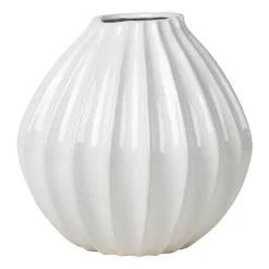 Wide vas ivory, 30 cm